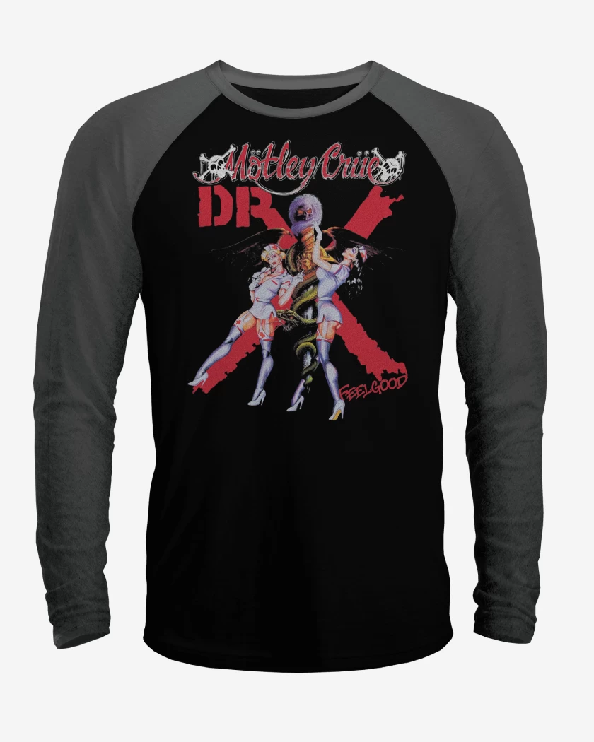 Polera Raglan Motley Crue Dr x Feelgood