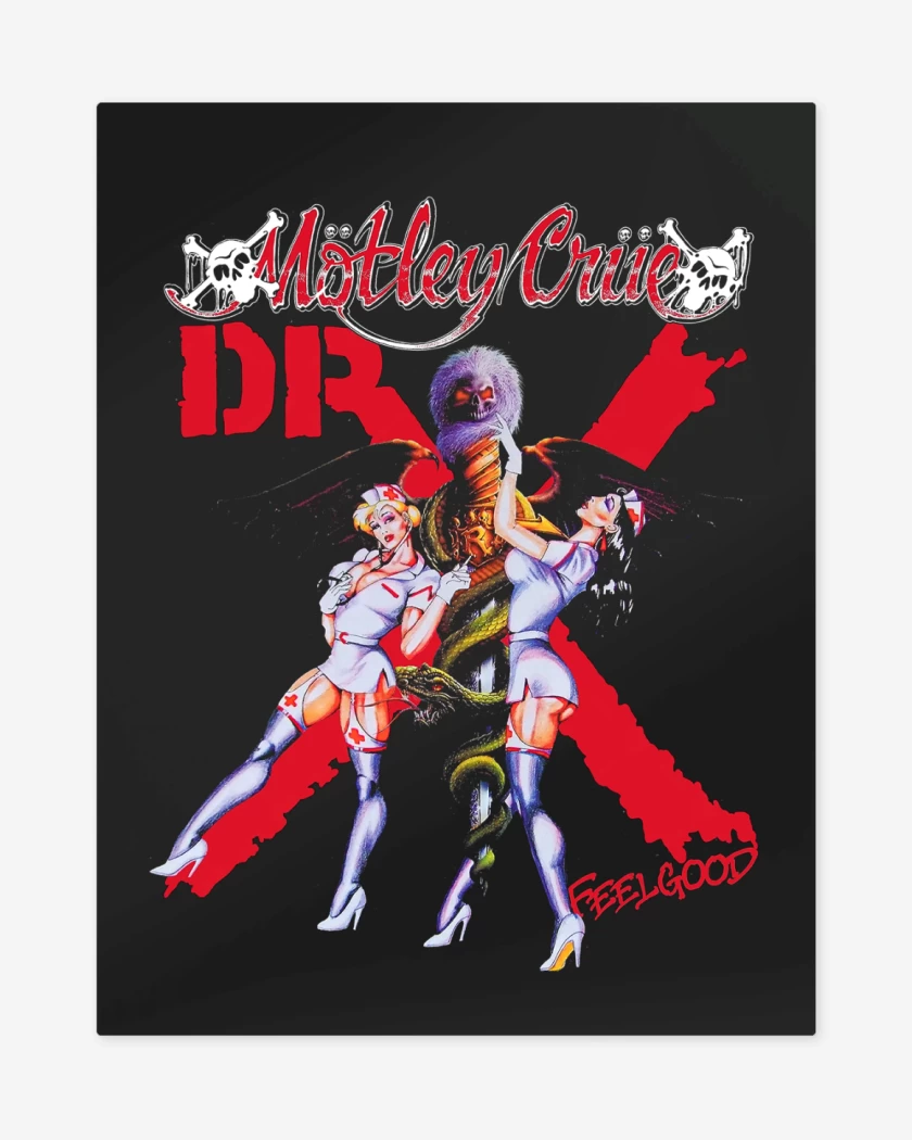Print metalico Motley Crue Dr x Feelgood