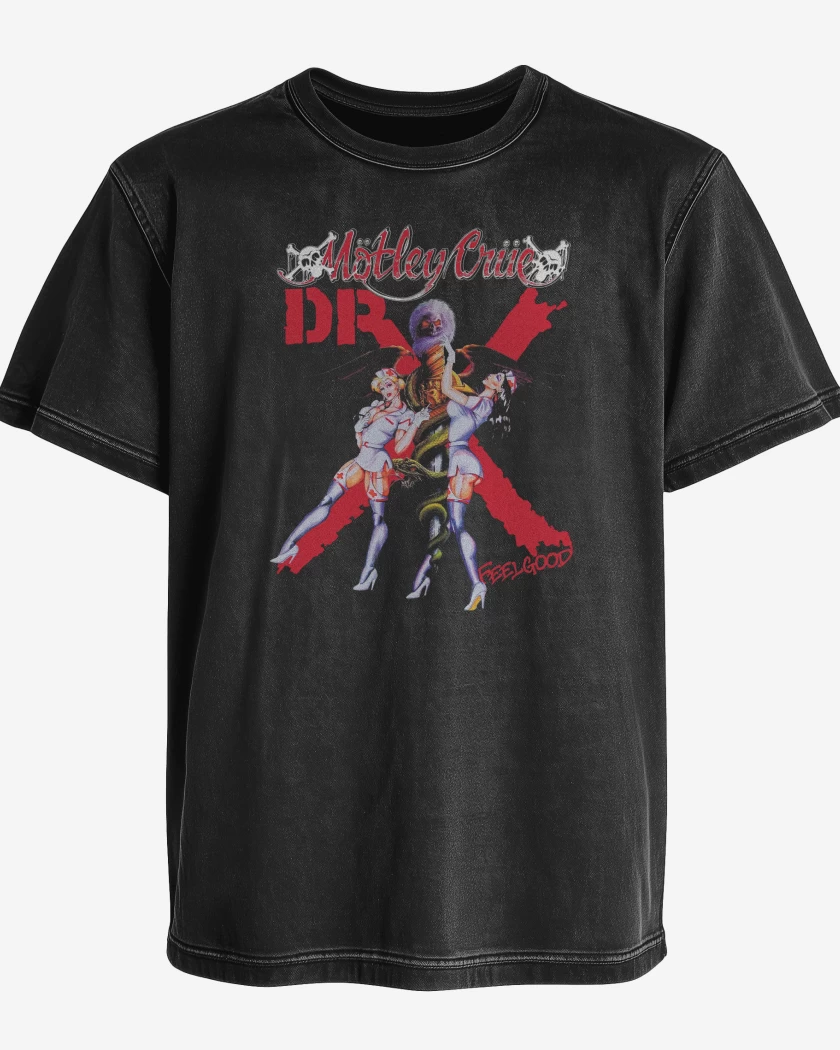 Polera desgastada Motley Crue Dr x Feelgood