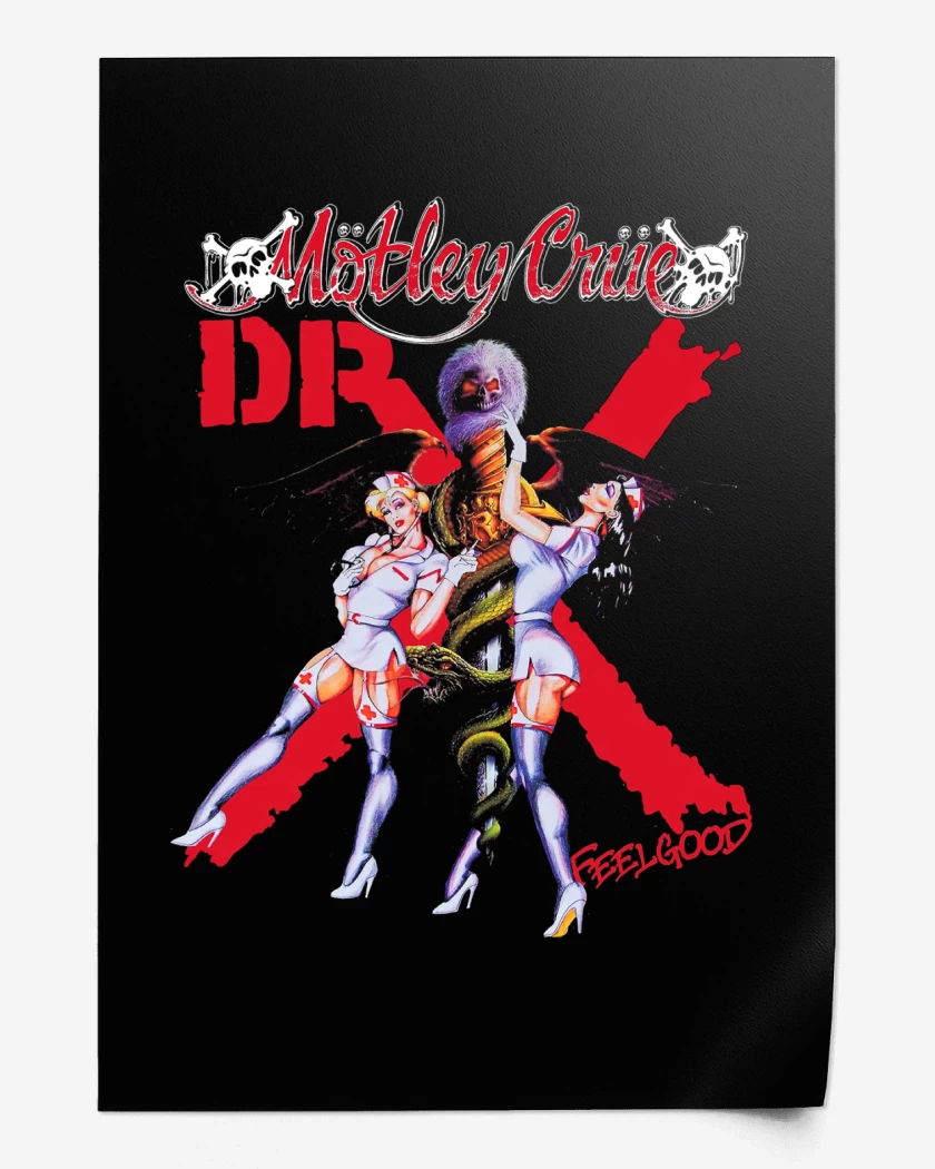 Print Motley Crue Dr x Feelgood
