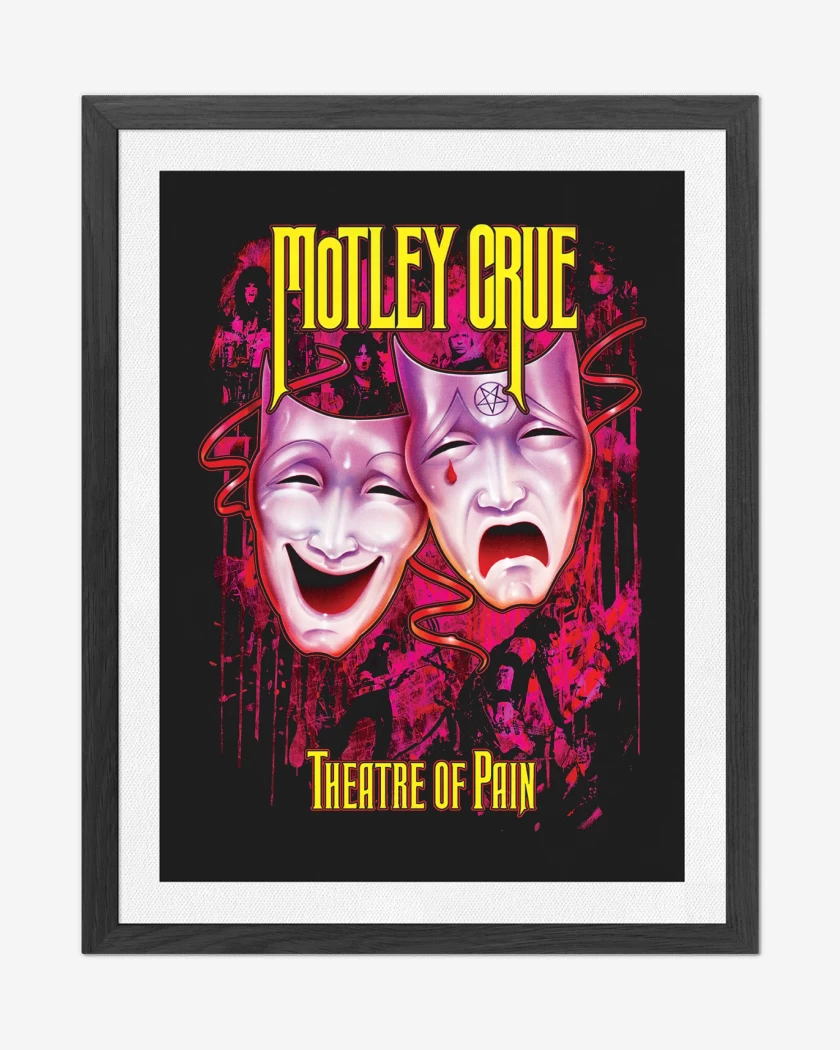 Cuadro decorativo Negro de Motley Crue Theatre of Pain