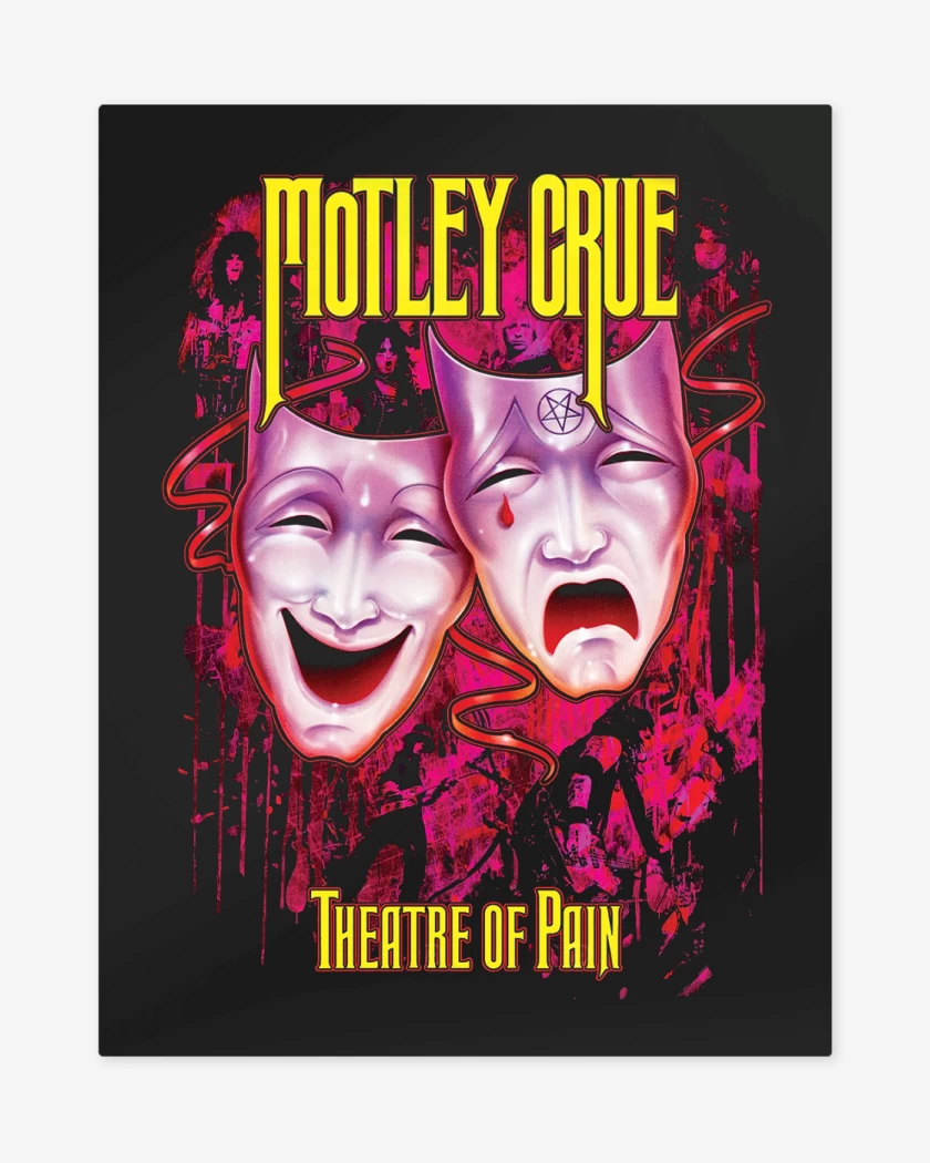 Print metalico Motley Crue Theatre of Pain