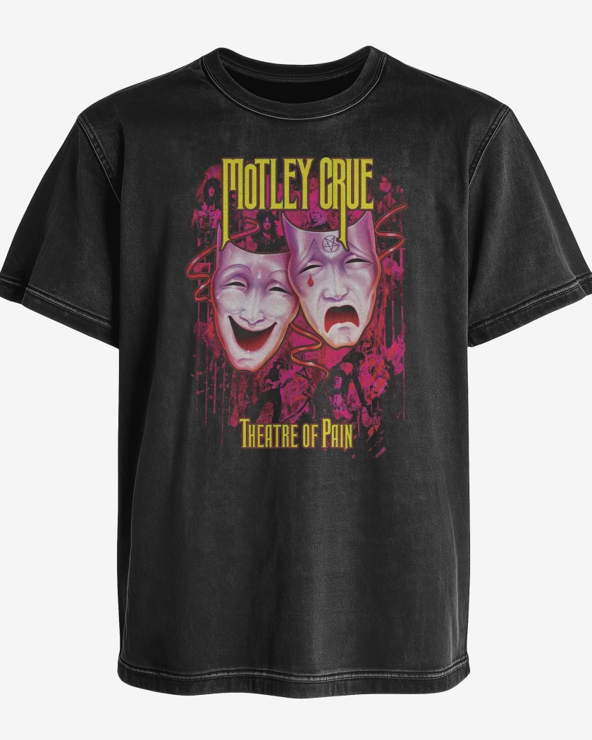 Polera desgastada Motley Crue Theatre of Pain
