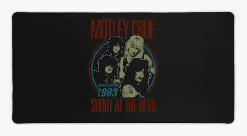 Mouse pad Gamer Motley Crue World Tour 83