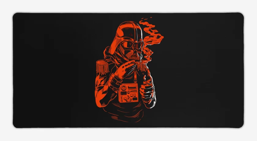 Mouse pad Gamer Negro de Darth vader