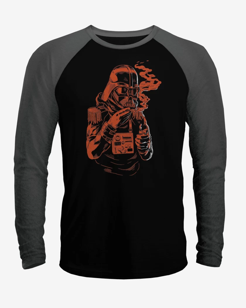 Polera Raglan Negro / Negro Heather de Darth vader