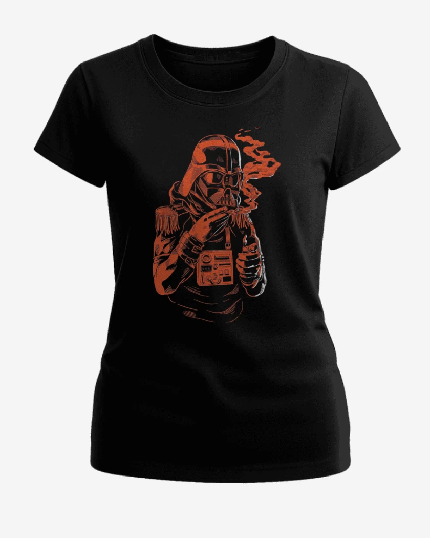 Polera de Mujer Negro de Darth vader