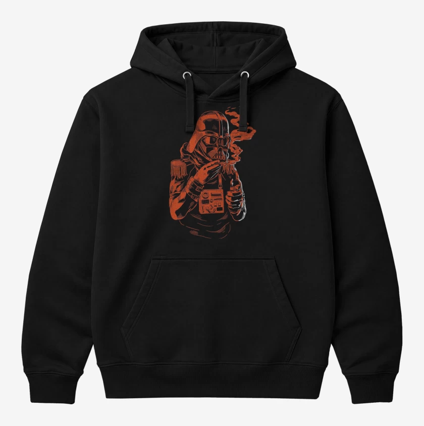 Polerón Canguro Negro de Darth vader
