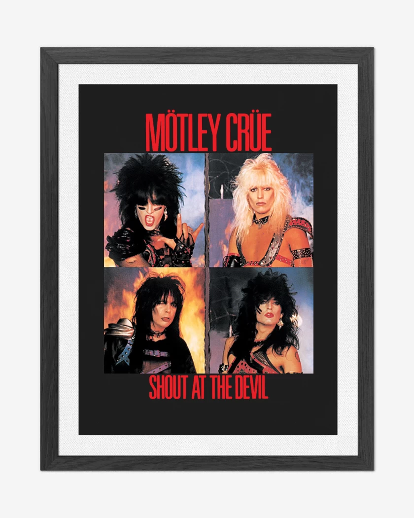 Cuadro decorativo Negro de Motley Crue Shout At the Devil
