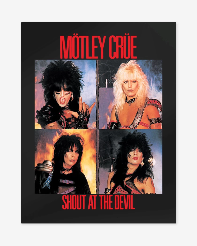 Print metalico Motley Crue Shout At the Devil