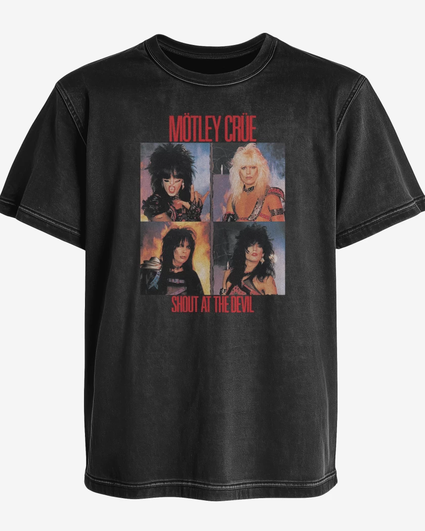 Polera desgastada Motley Crue Shout At the Devil