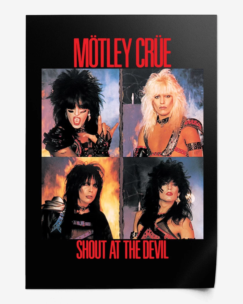 Print Motley Crue Shout At the Devil