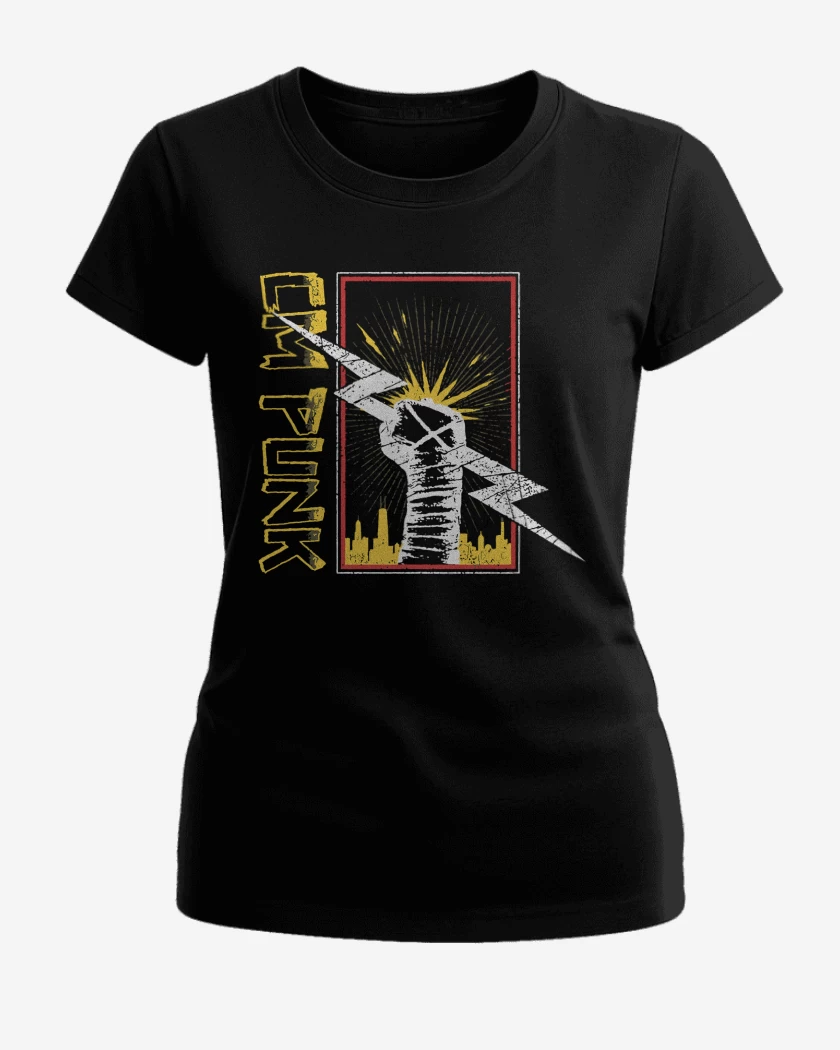 Polera de Mujer Negro de CM Punk 2025
