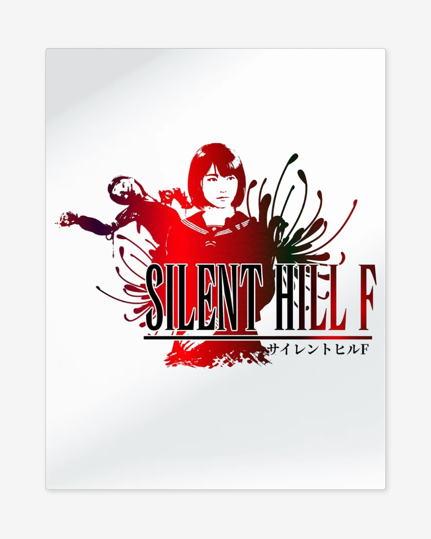 Print metalico Blanco de Silent Hill F Fantasy
