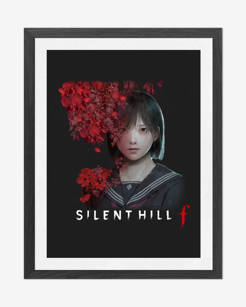 Cuadro decorativo Negro de Silent Hill F Hinako