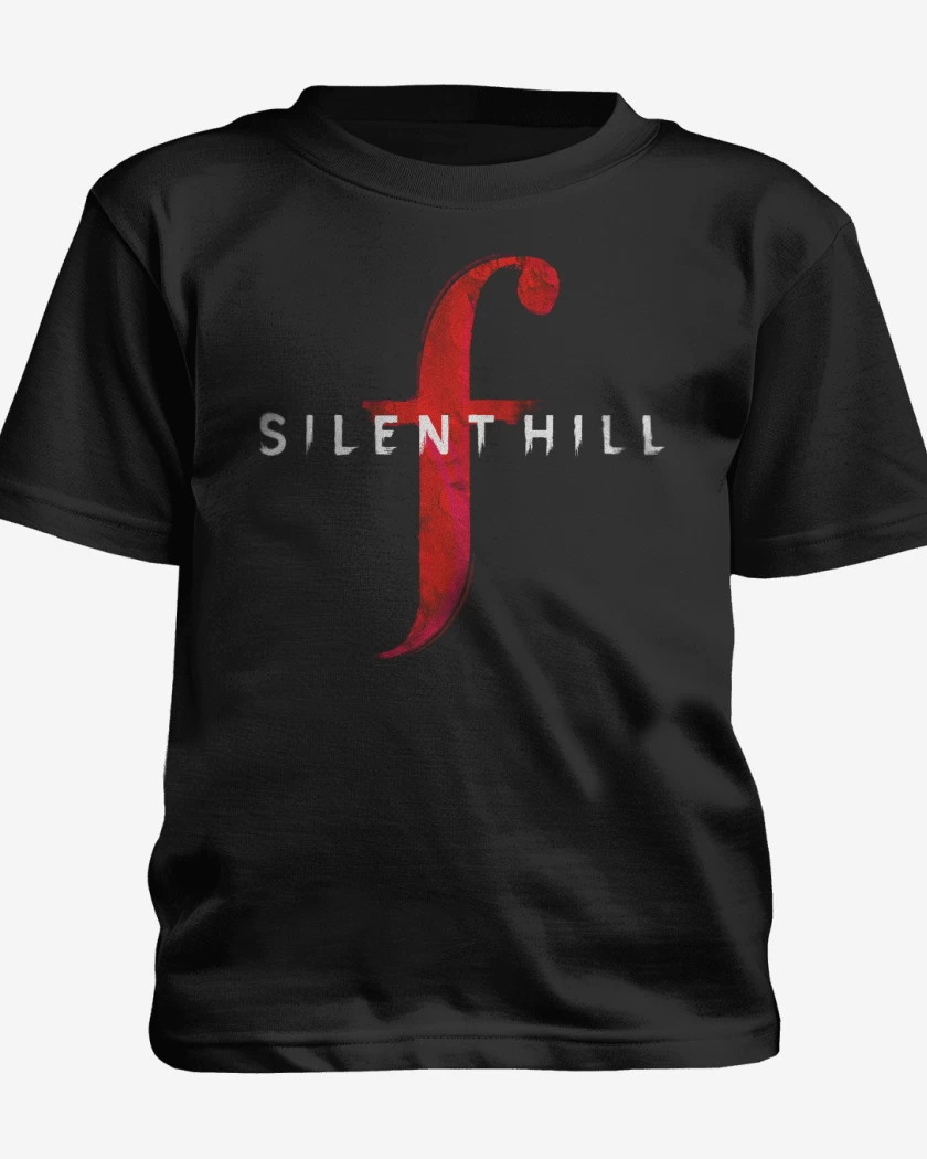 Polera de niño Negro de Silent Hill F Logo