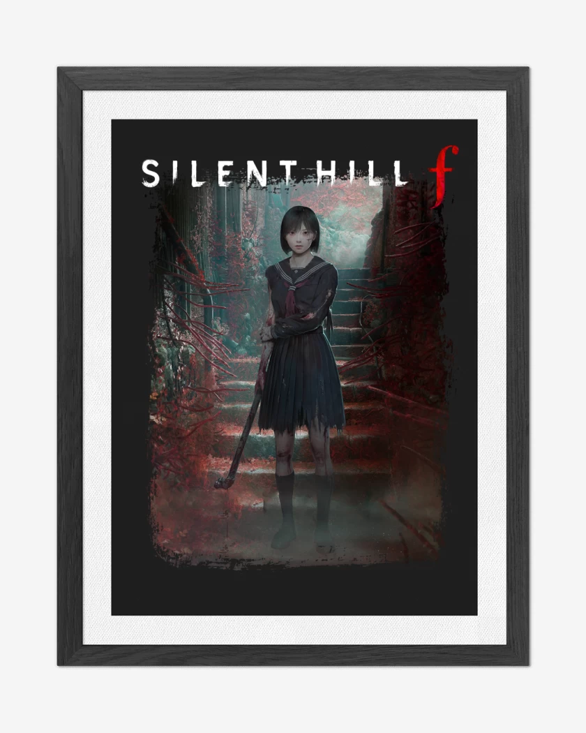 Cuadro decorativo Negro de Silent Hill F