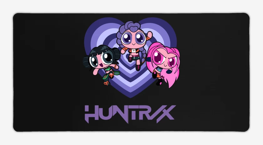 Mouse pad Gamer Super Guerreras del Kpop
