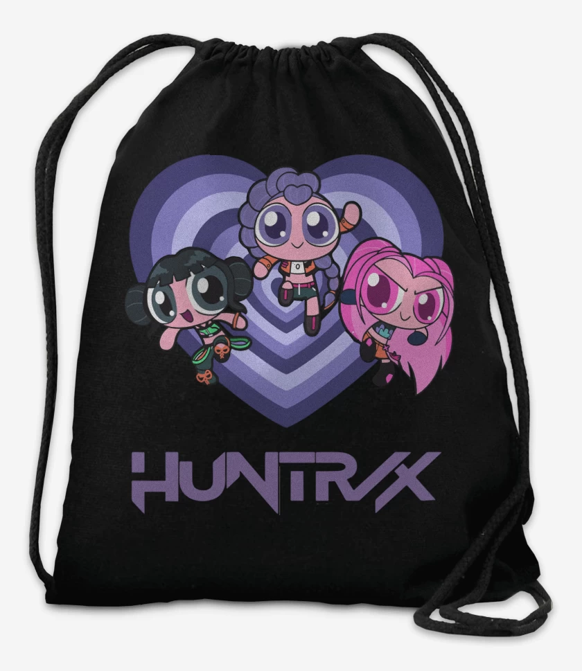 Mochila Negro de Super Guerreras del Kpop