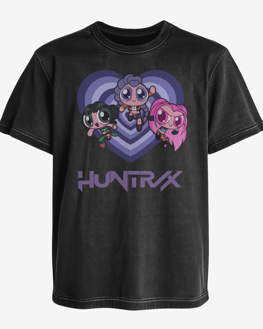 Polera desgastada Super Guerreras del Kpop