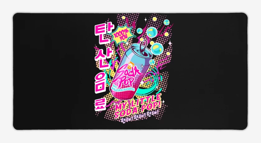 Mouse pad Gamer Guerreras del Kpop Soda Pop