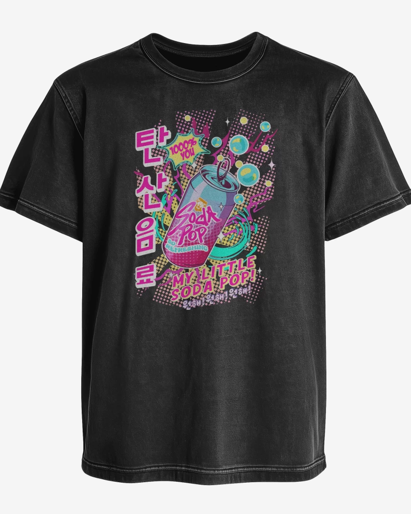Polera desgastada Guerreras del Kpop Soda Pop