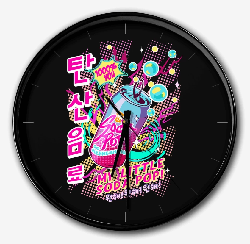 Reloj Negro de Guerreras del Kpop Soda Pop