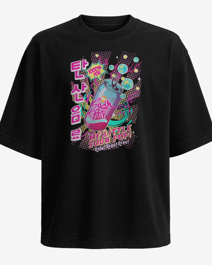 Polera Oversize Guerreras del Kpop Soda Pop