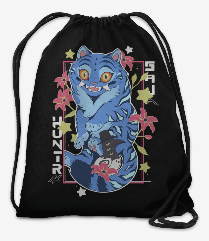 Mochila Negro de Guerreras del Kpop Derpy & Sussie