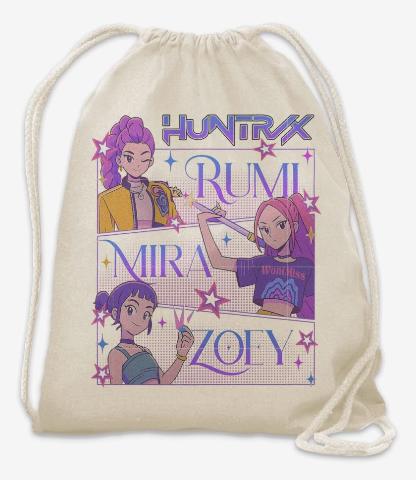 Mochila Blanco de Guerreras del Kpop