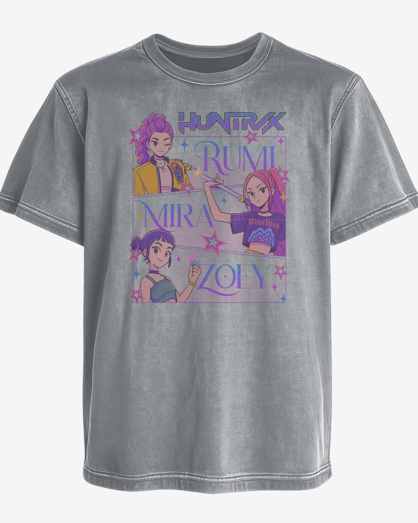 Polera desgastada Guerreras del Kpop