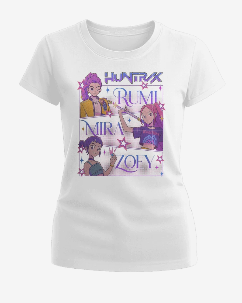 Polera de Mujer Blanco de Guerreras del Kpop