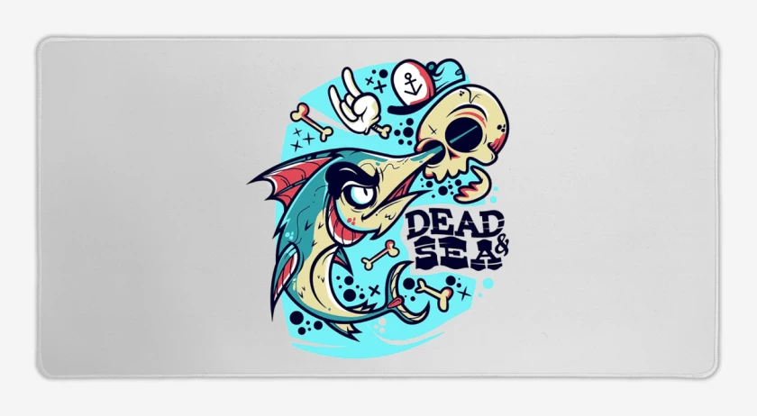 Mouse pad Gamer Blanco de Dead & sea