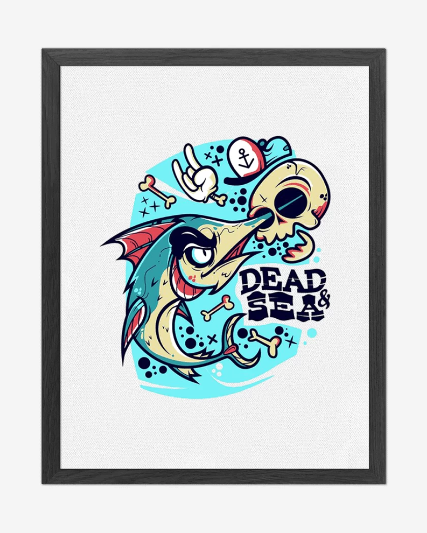 Cuadro decorativo Blanco de Dead & sea