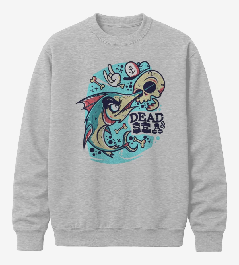 Poleron polo Gris Melange de Dead & sea
