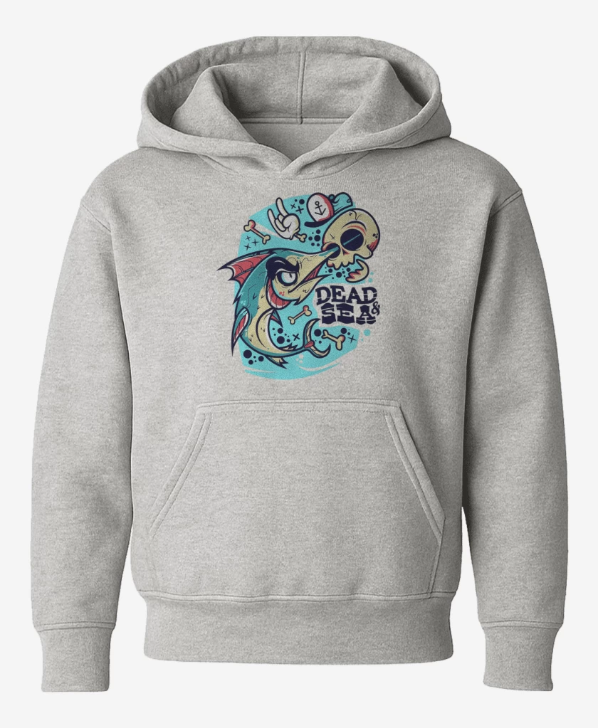 Poleron de niño Gris Melange de Dead & sea