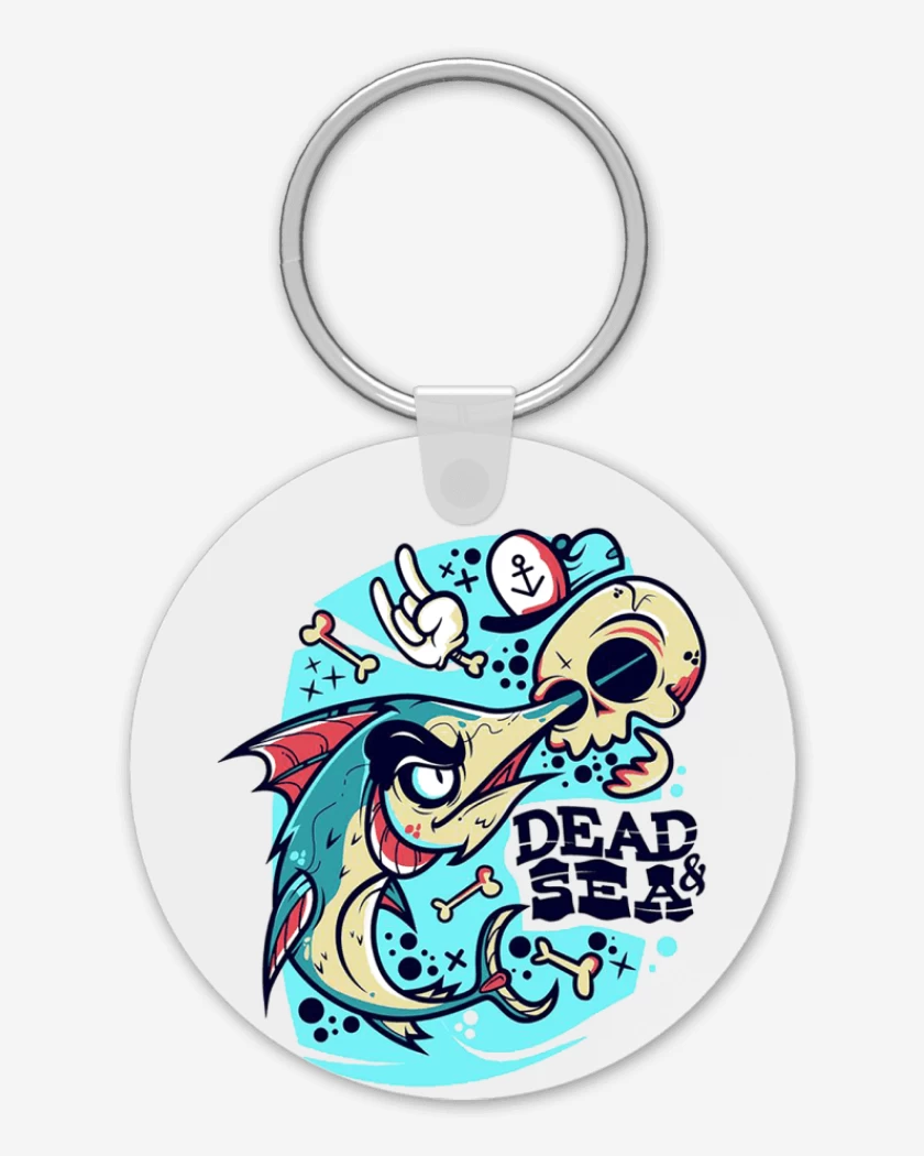 Llavero Blanco de Dead & sea
