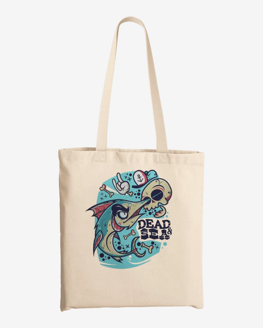 Totebag Blanco de Dead & sea