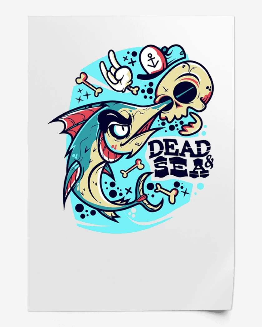 Print Blanco de Dead & sea