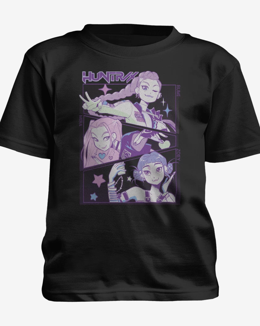 Polera de niño Guerreras del Kpop Huntrx
