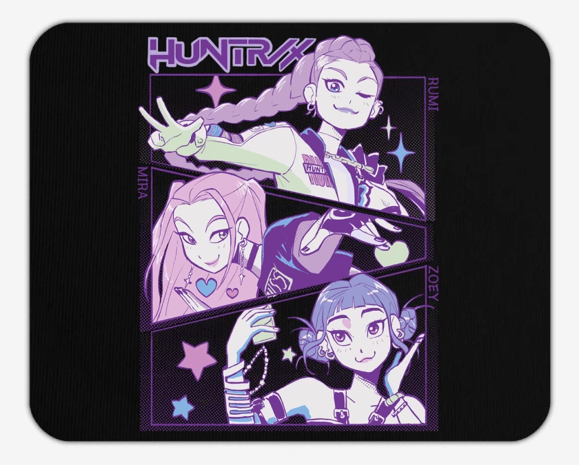 Mousepad Guerreras del Kpop Huntrx