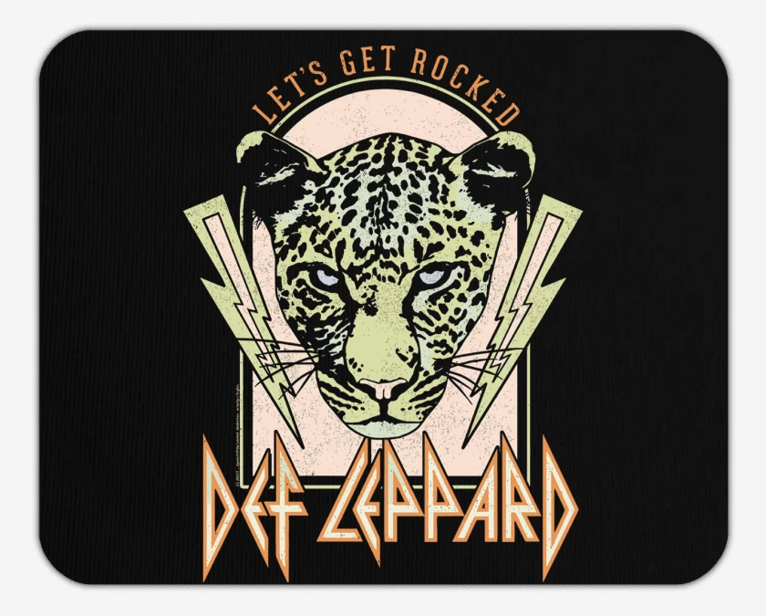 Mousepad Def Leppard Lets Get Rocked