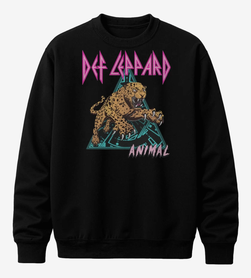 Poleron polo Def Leppard Animal