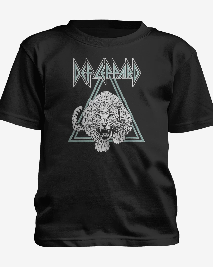Polera de niño Def Leppard Leopardo