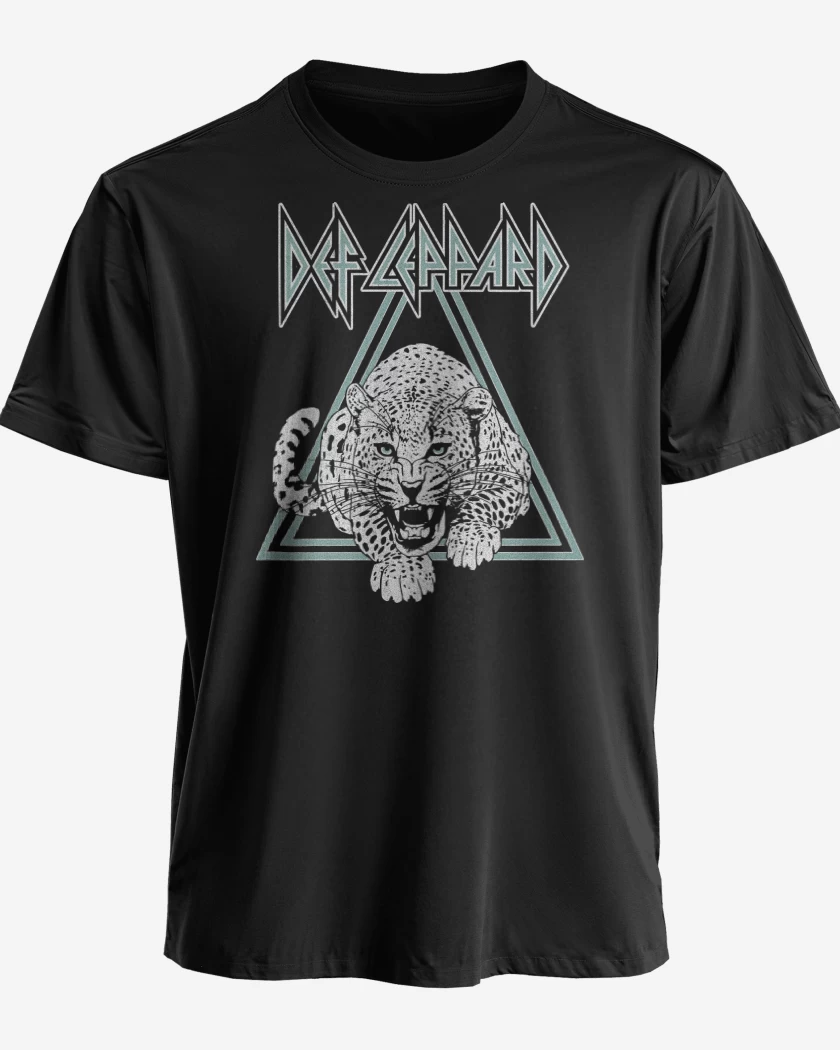 Polera Def Leppard Leopardo