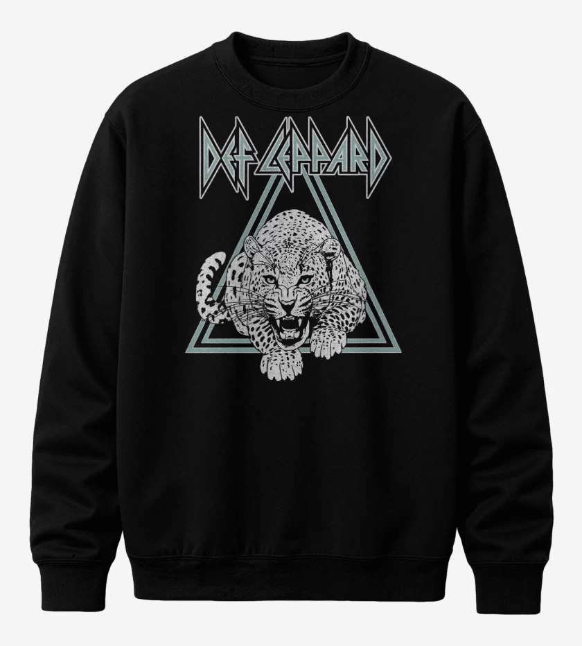 Poleron polo Def Leppard Leopardo