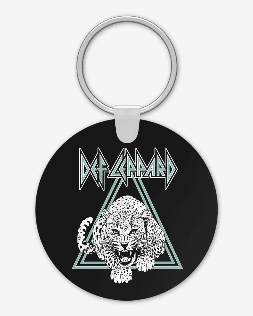 Llavero Def Leppard Leopardo