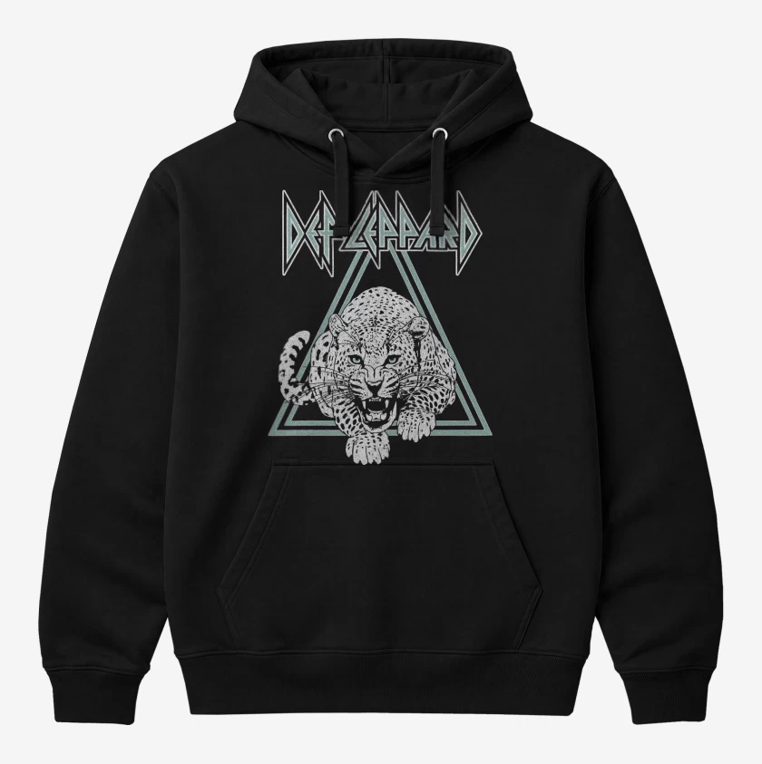 Polerón Canguro Def Leppard Leopardo