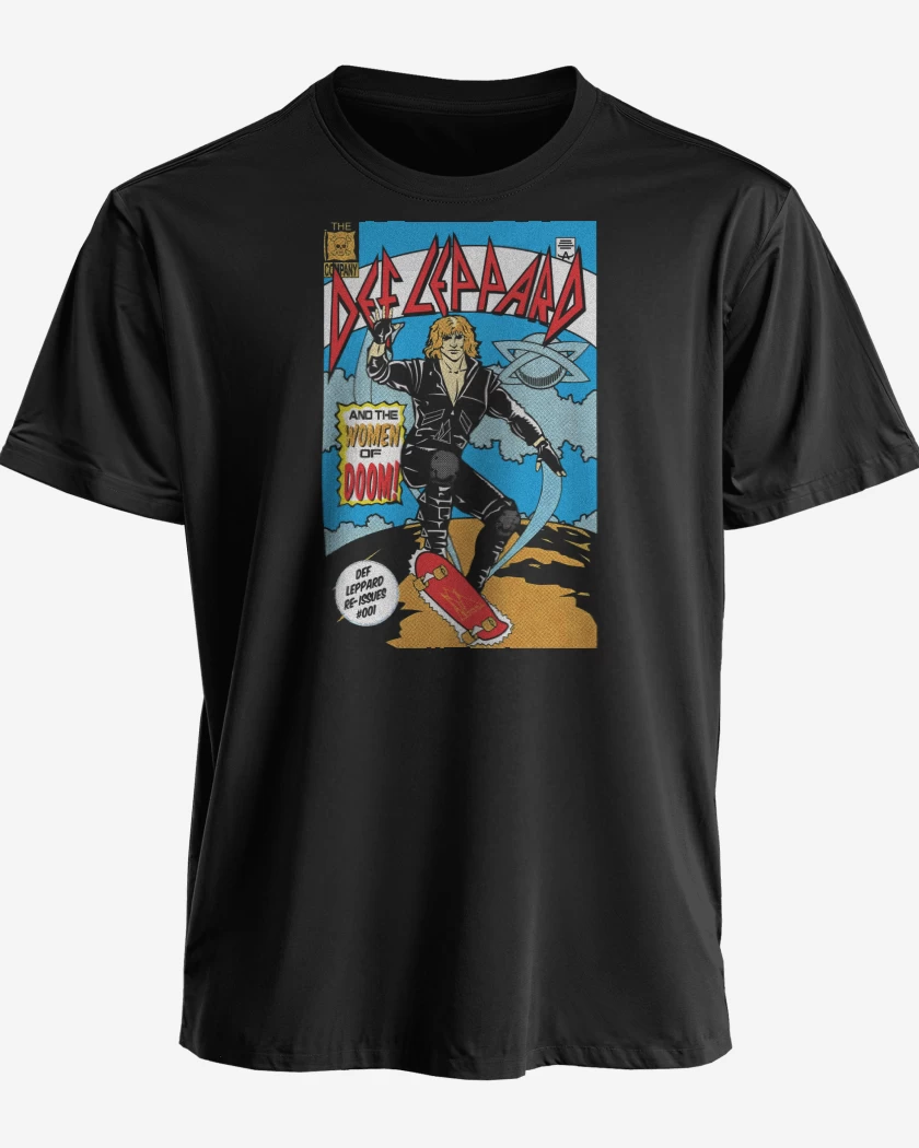 Polera Def Leppard Comic
