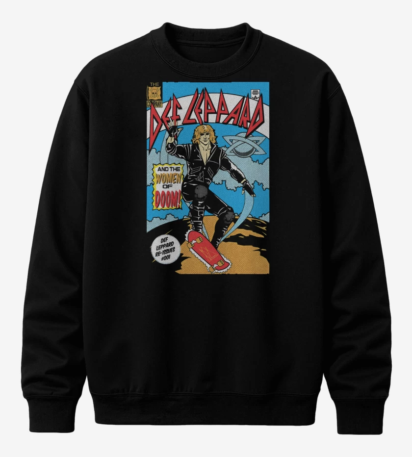 Poleron polo Def Leppard Comic